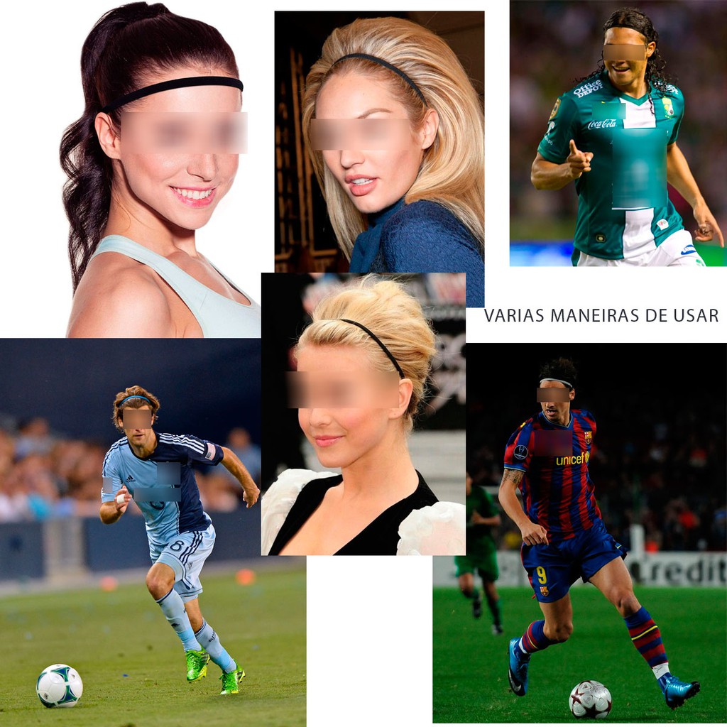 faixa de cabelo masculino