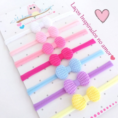 10 Ideias Criativas de Apliques para Faixas de Cabelo de Bebê