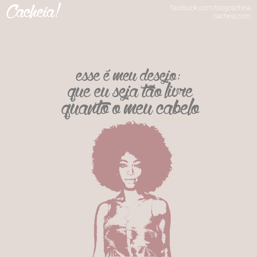 frases de cabelo cacheado