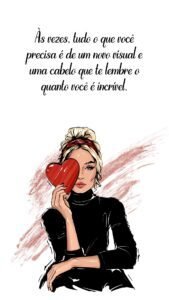 Como o cabelo reflete sua personalidade: legendas autênticas