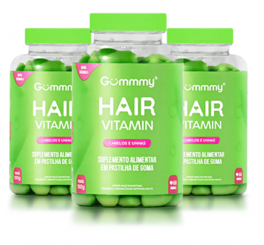 Gummy Hair vitamina preço kit