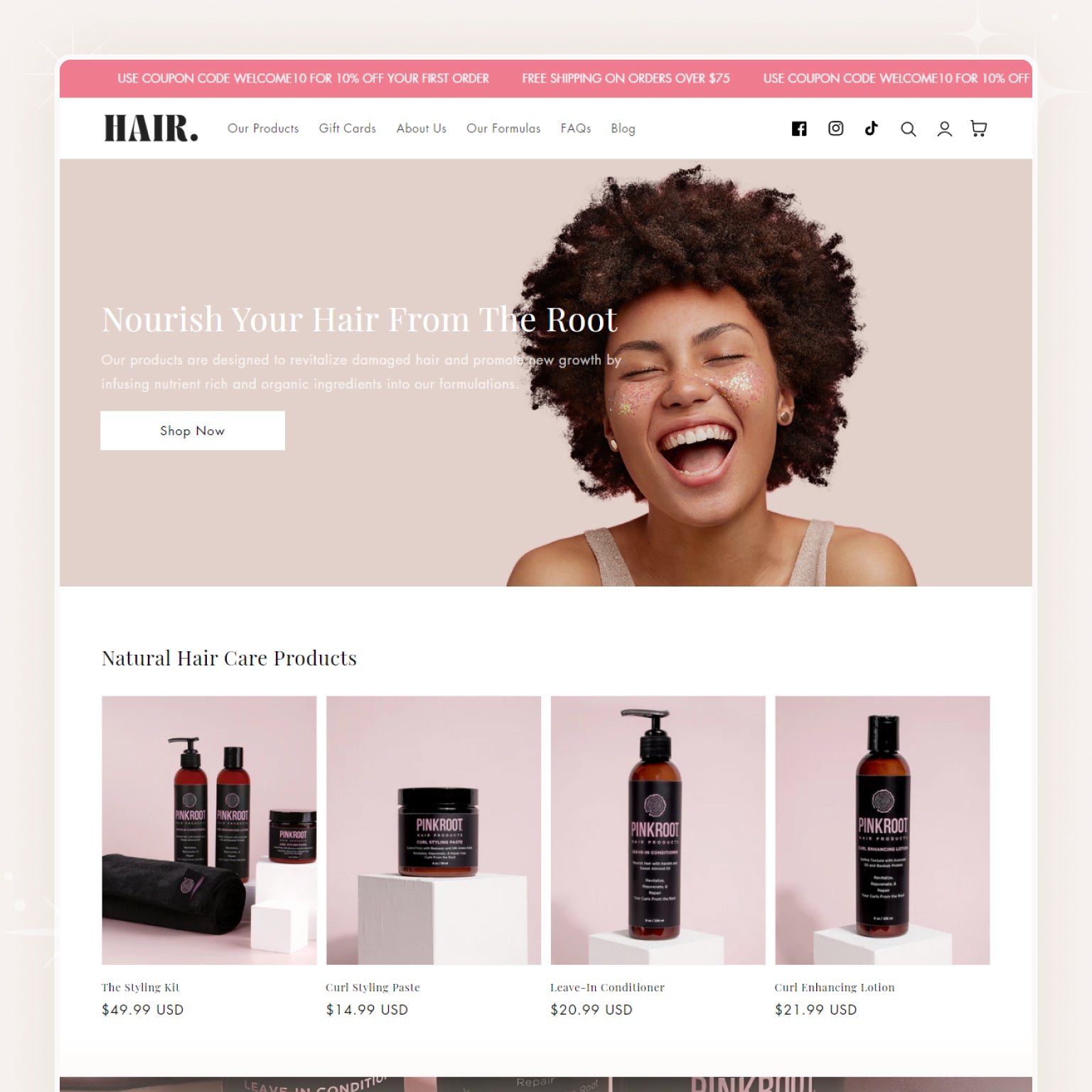 hair care products online