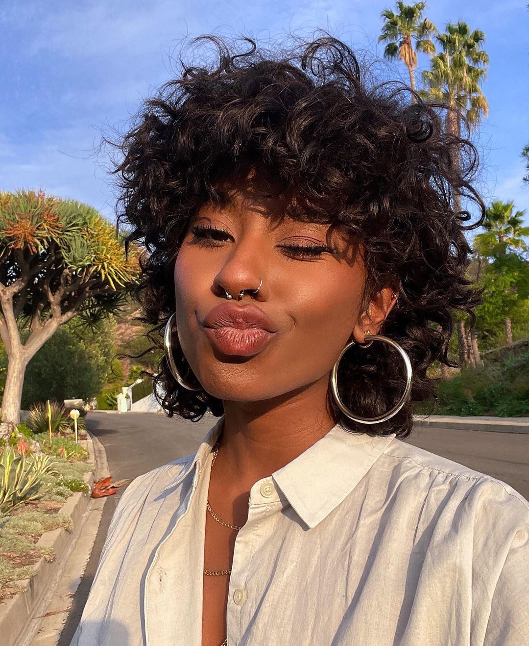 transformação de cabelo feminino