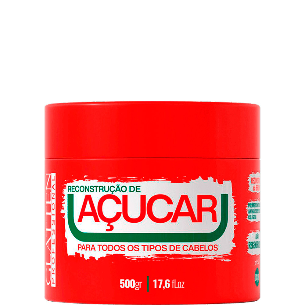hidratacao com acucar para cabelo
