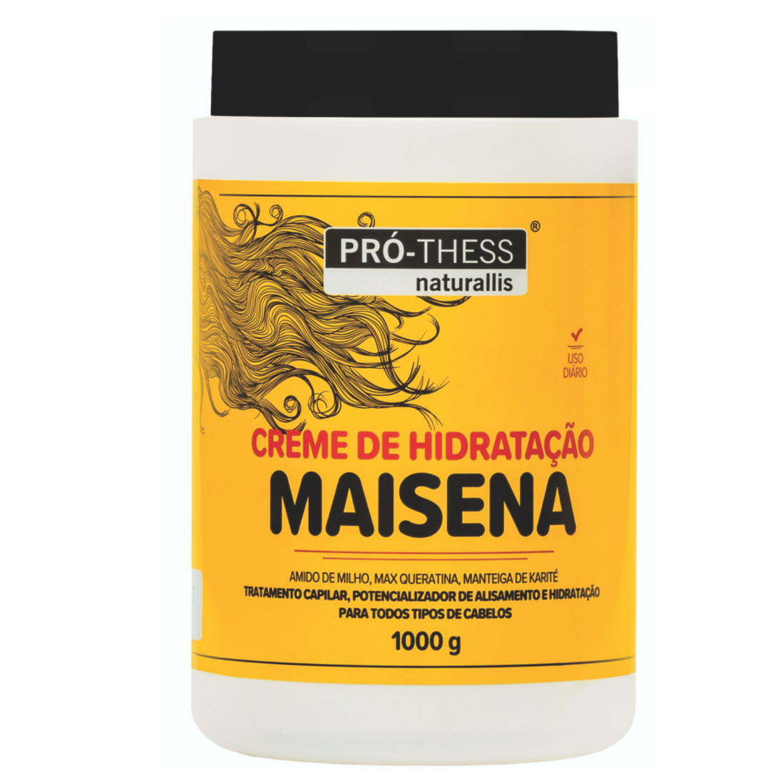 hidratação de maizena para cabelo