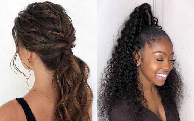 penteados com trança para festa