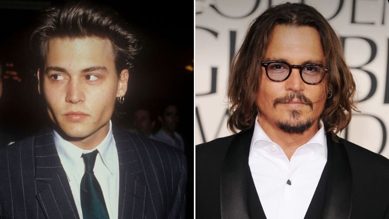 johnny depp cabelo