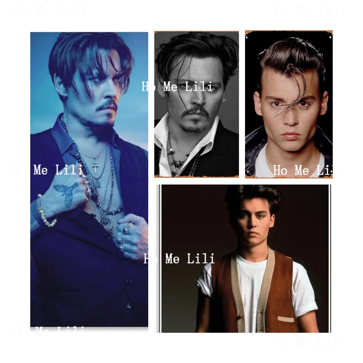 cabelo johnny depp anos 90 vs atual