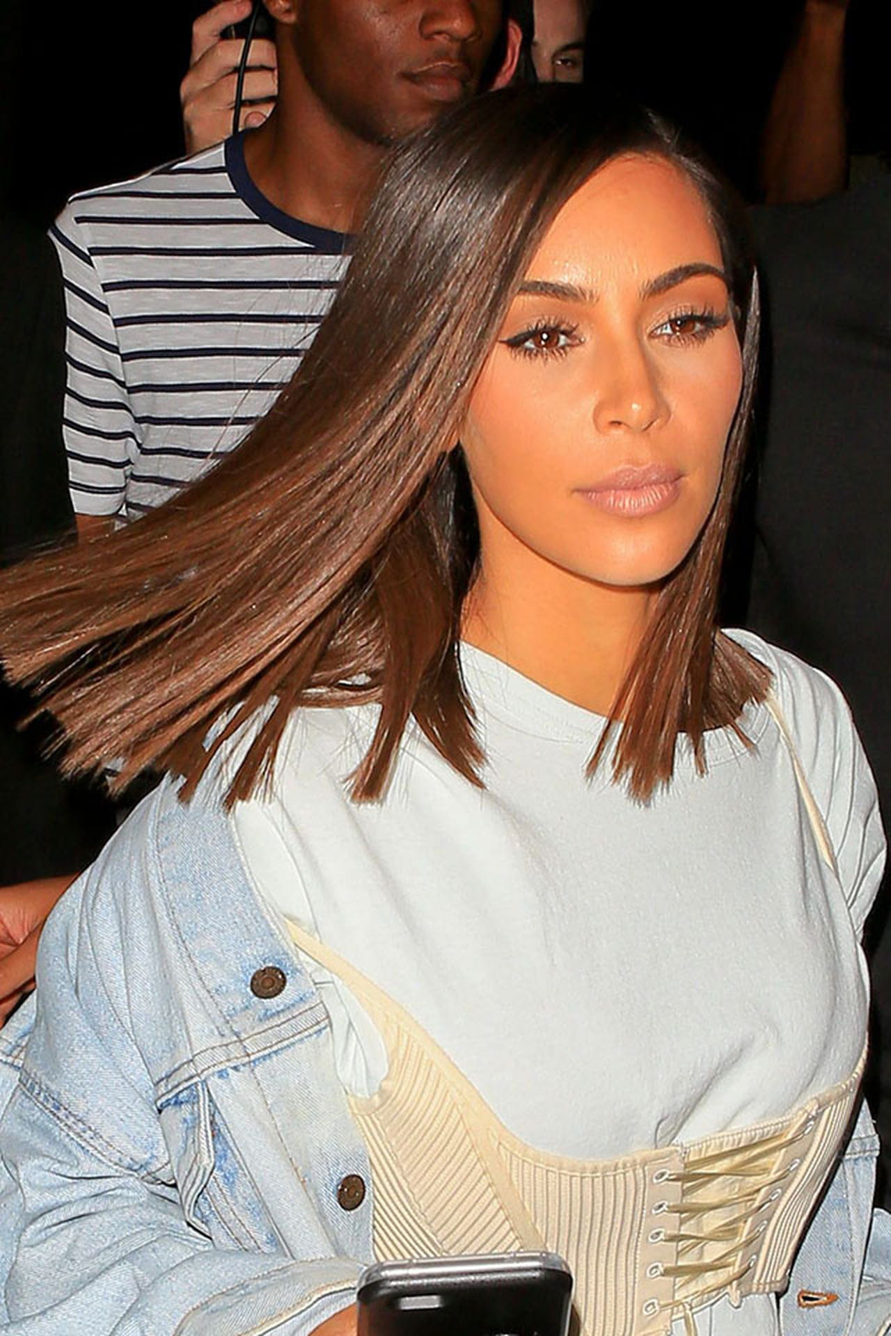 kim kardashian cabelo