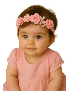 melhores laços de cabelo para bebe com perolas