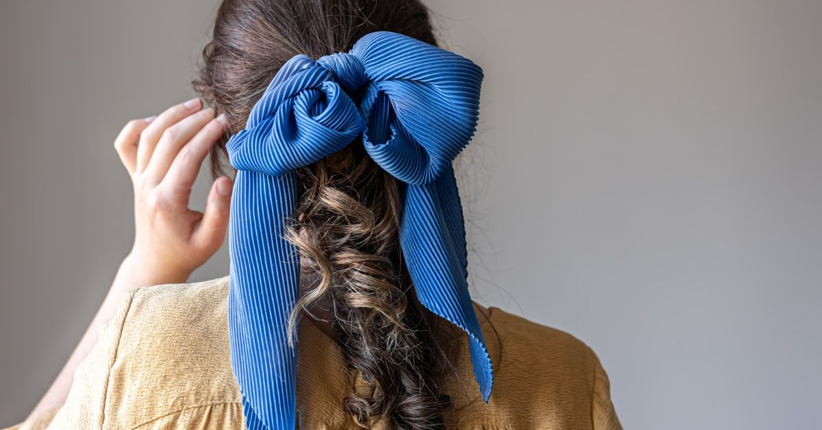 laços de cabelo para bebe com perolas