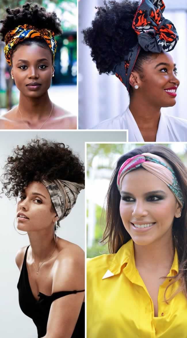 lenço cabelo curto barato onde comprar