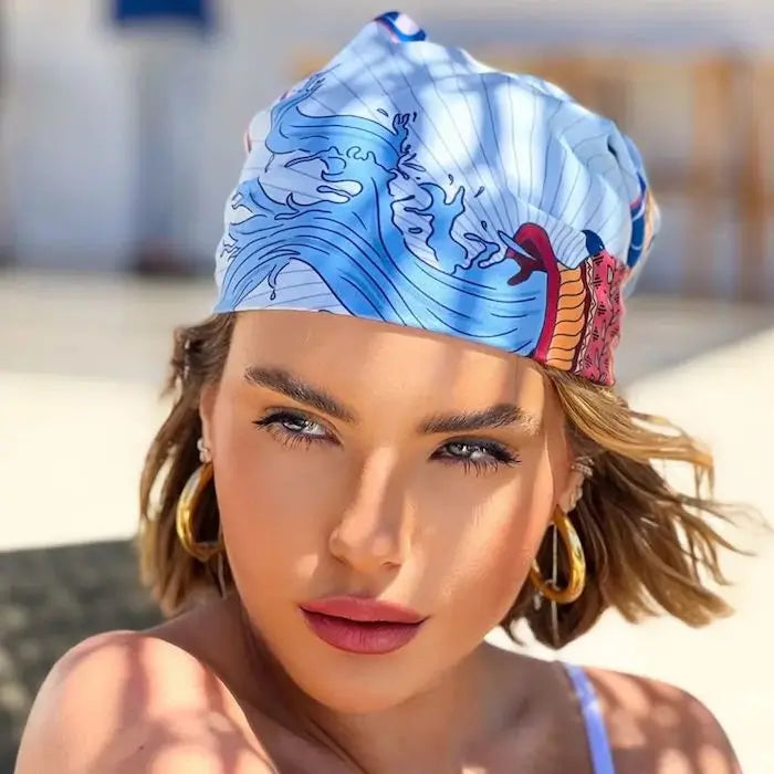 lenço escorrega cabelo curto como evitar