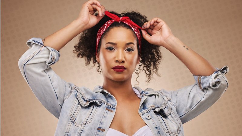 10 ideias criativas lenço cabelo curto