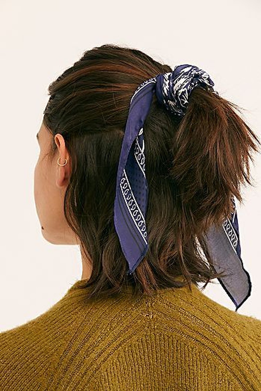 lenço bandana ou turbante qual melhor cabelo curto