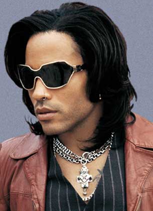 lenny kravitz cabelo liso