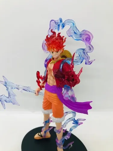 luffy gear 5 cabelo vermelho