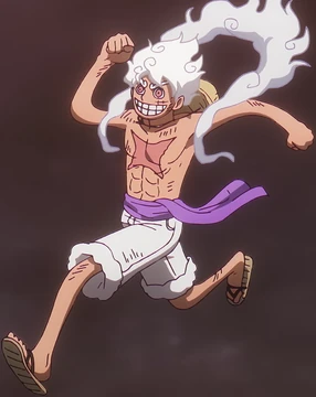 erros comuns sobre a cor do cabelo do luffy gear 5