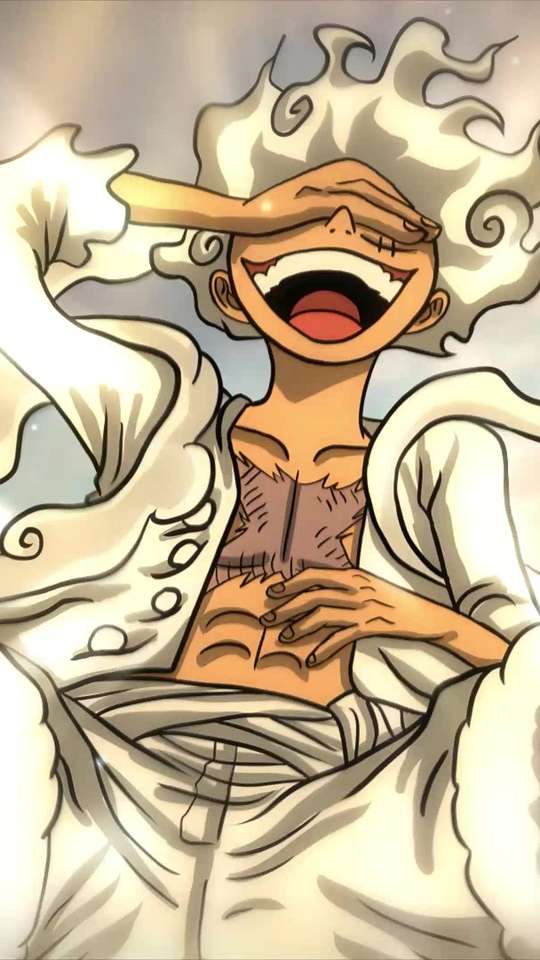 luffy gear 5 cabelo vermelho vs branco qual o melhor