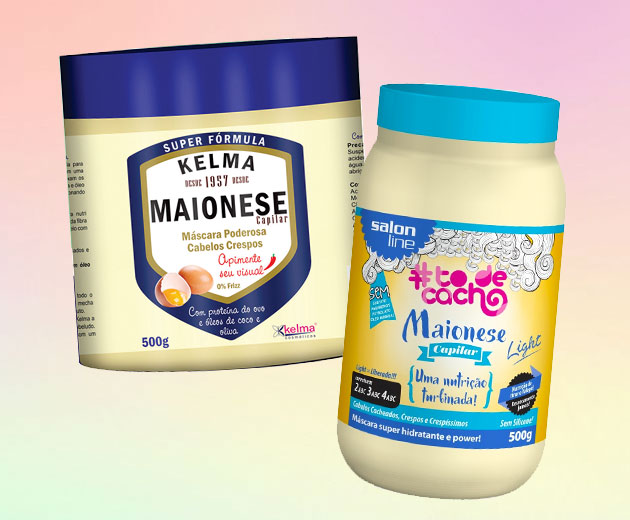 maionese no cabelo