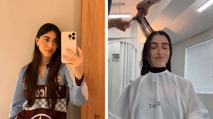 maju trindade cabelo comprido