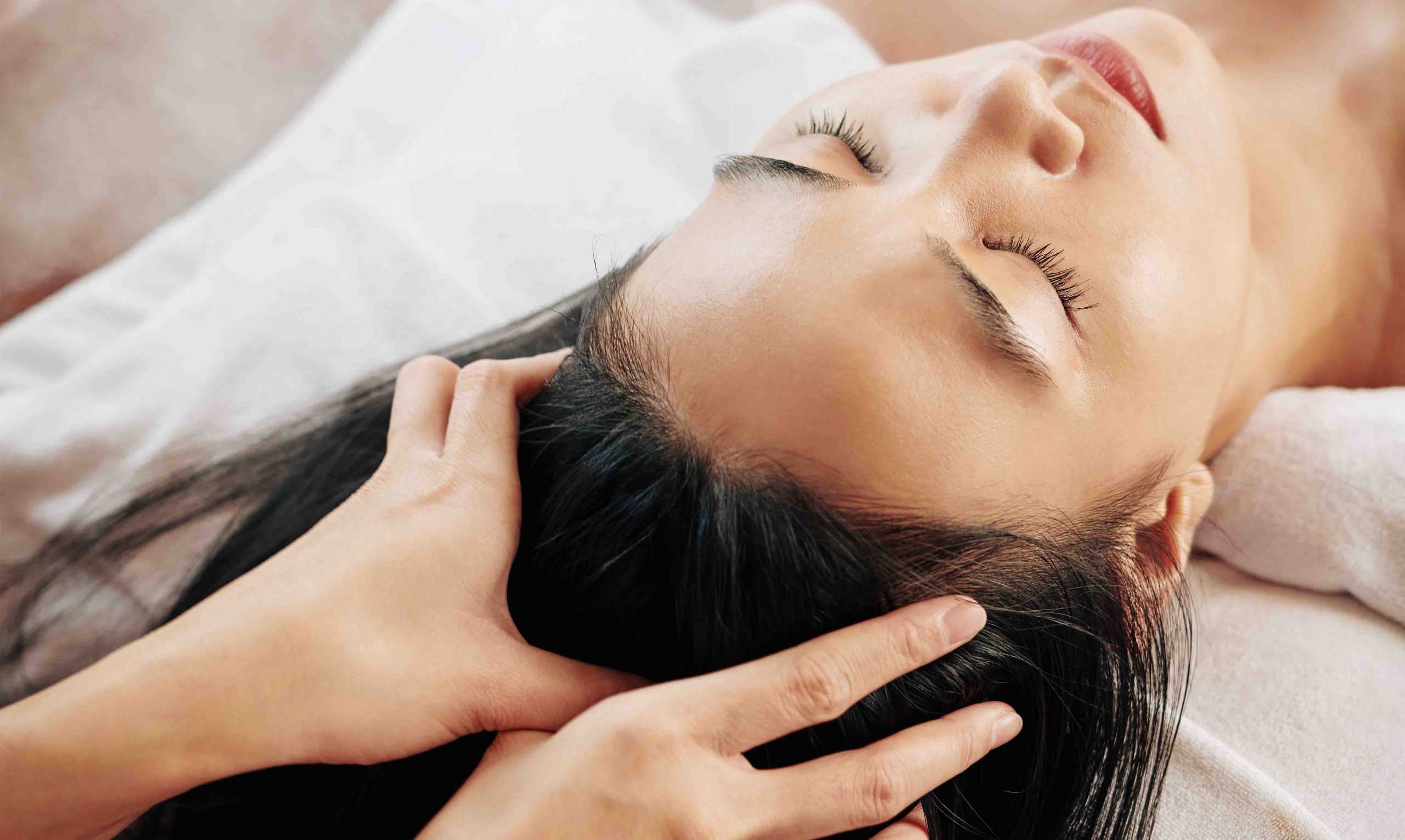 massagem capilar relaxante