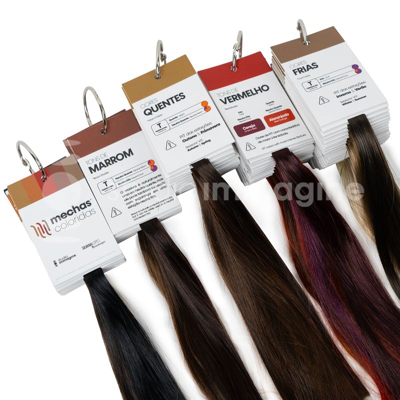 Inspirações de Mechas Coloridas para Cada Tipo de Cabelo