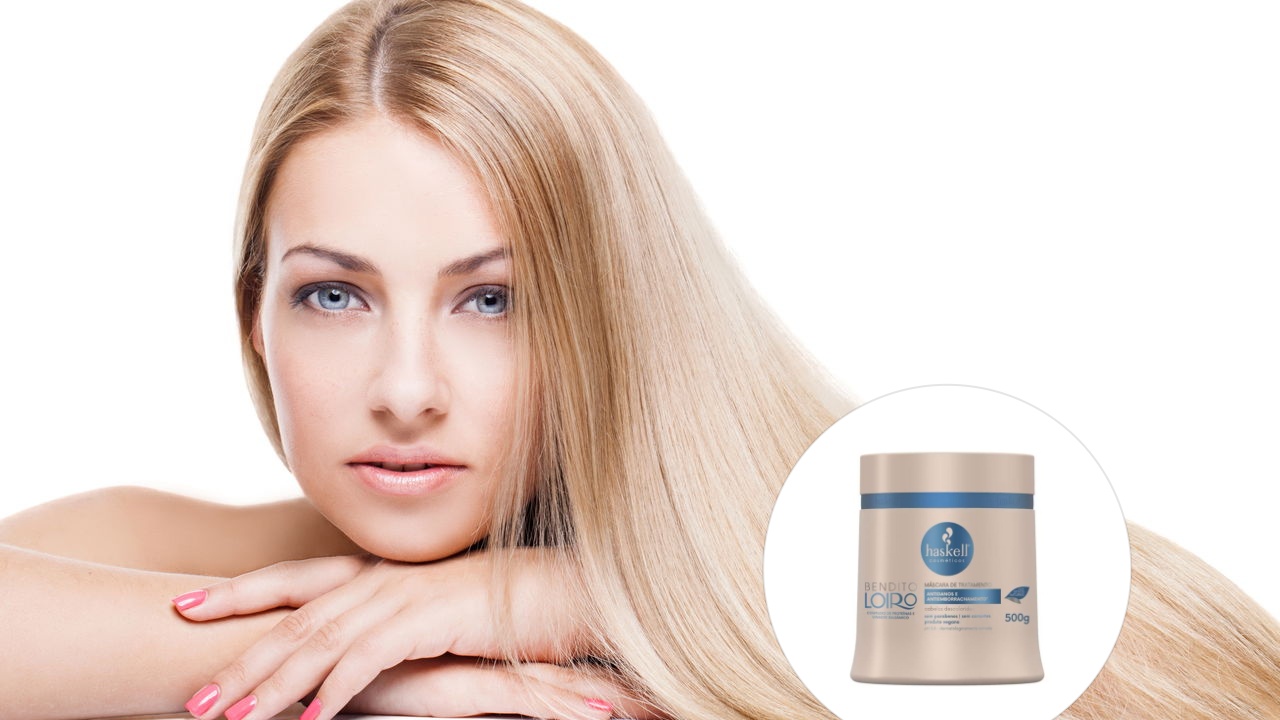 melhor mascara de hidratação para cabelos loiros