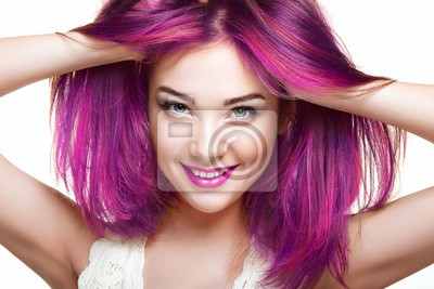 meninas de cabelos coloridos