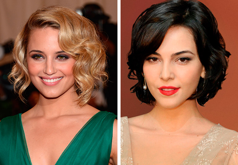 melhores cortes para rosto triangular