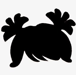 molde de cabelo de menina