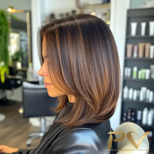 Preto Clássico: O Segredo do Brilho Espelhado em Cabelos Lisos