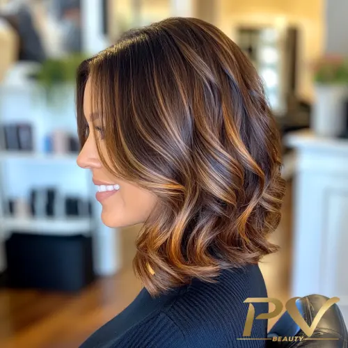 morena iluminada cabelo curto preto