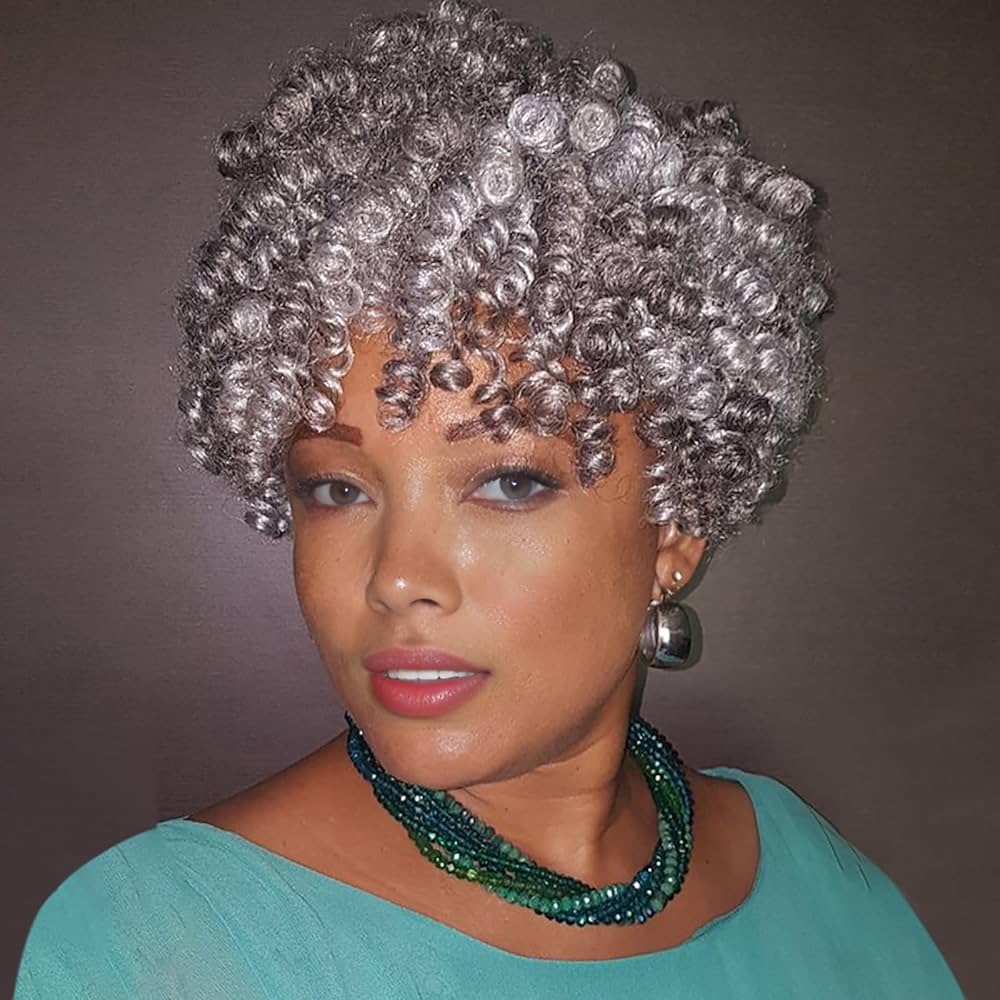 negras de cabelo cinza