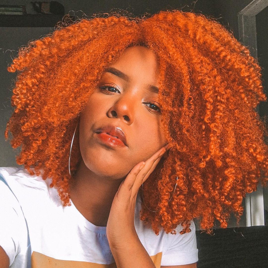 cuidados com cabelo ruivo negro