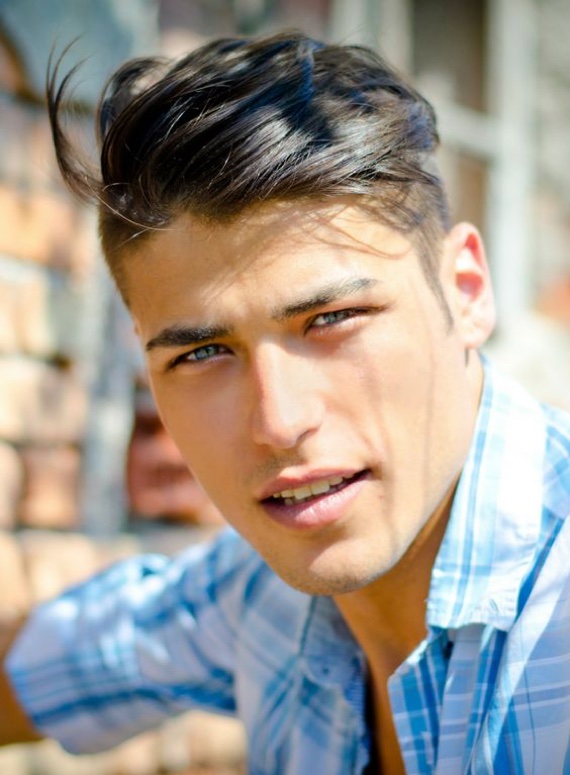 corte caesar para rosto redondo