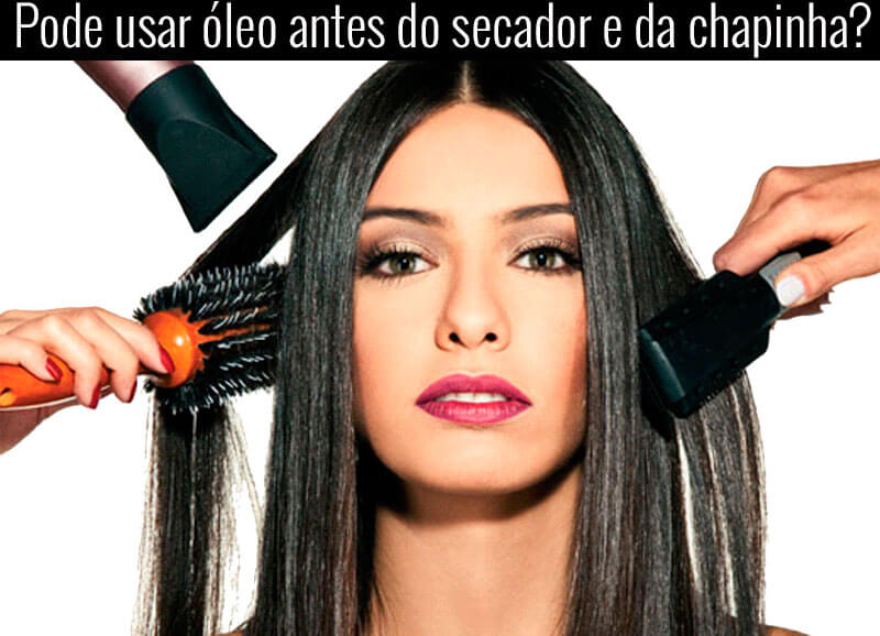 oleo de cozinha no cabelo