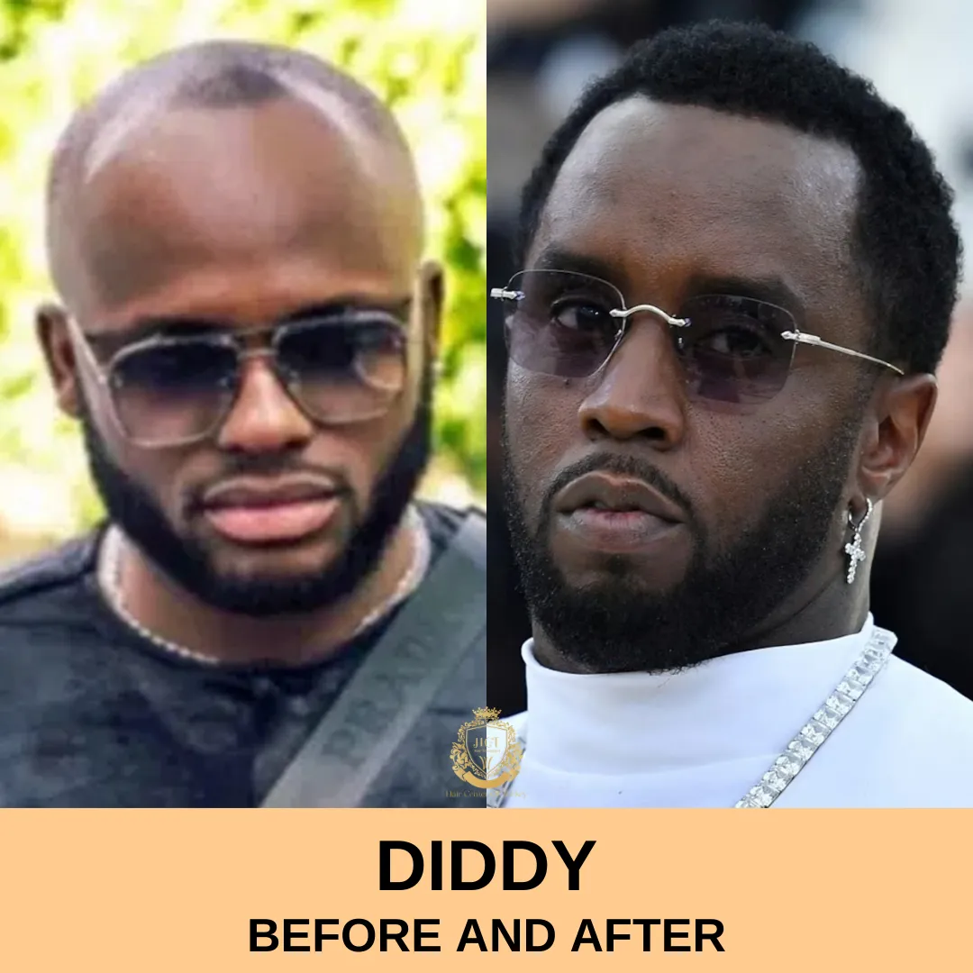 p diddy corte de cabelo
