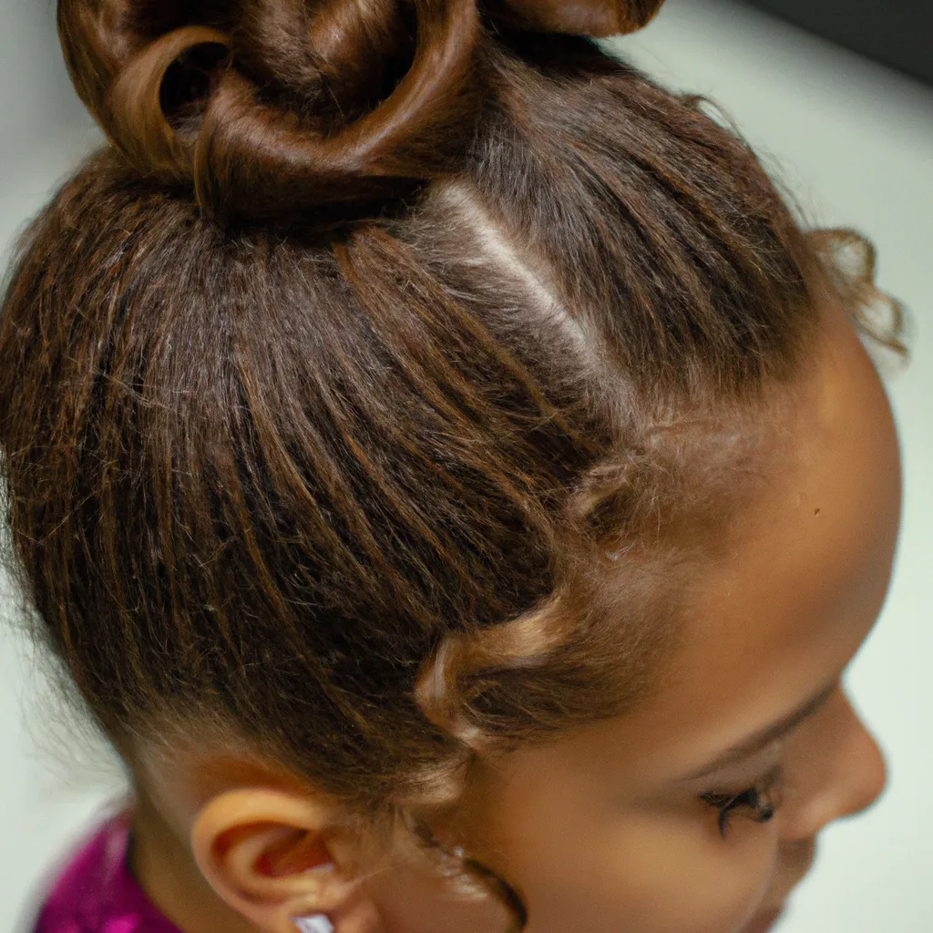 penteados fáceis cabelo liso infantil estilo africano