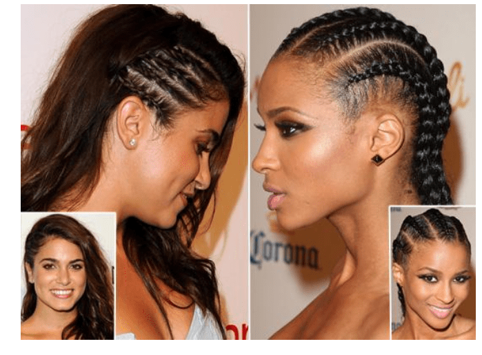 penteado infantil cabelo cacheado com trança boxeadora