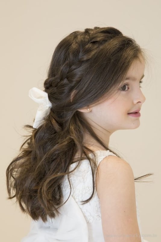 penteado infantil cabelo comprido para daminha