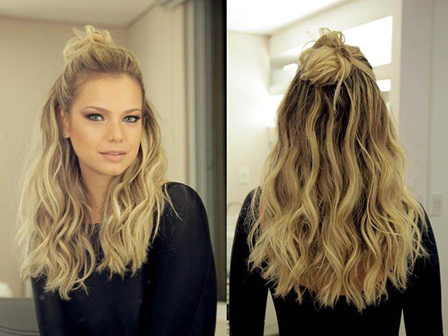 coque banana cabelo médio