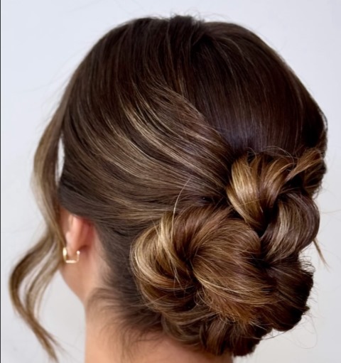 coque messy cabelo médio
