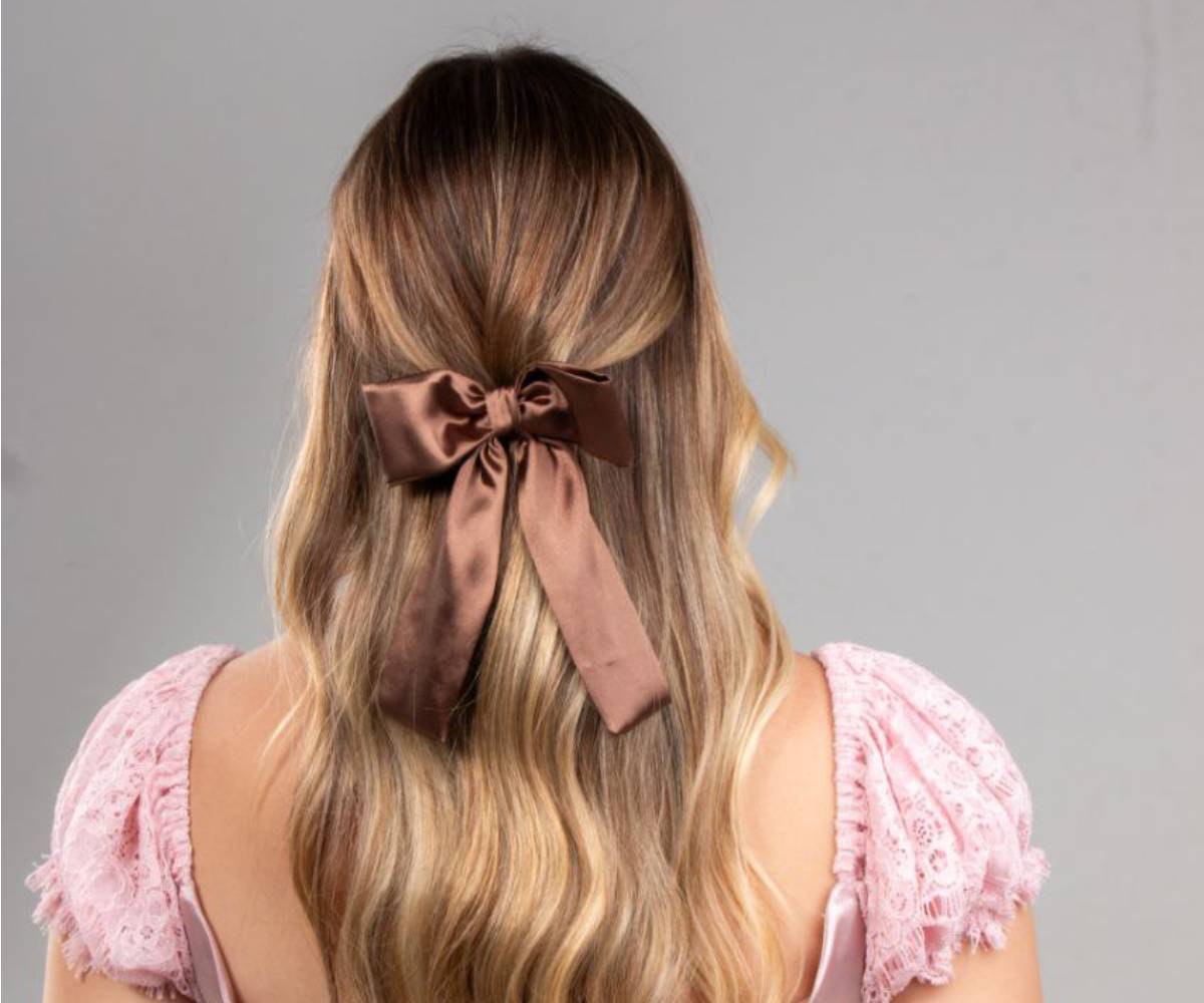 penteado infantil cabelo médio coque