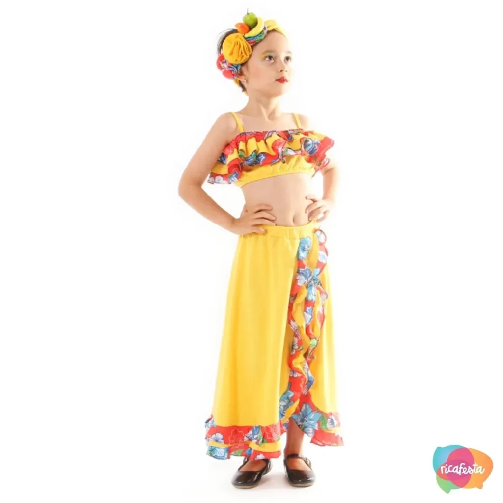 carnaval fantasia infantil carmen miranda
