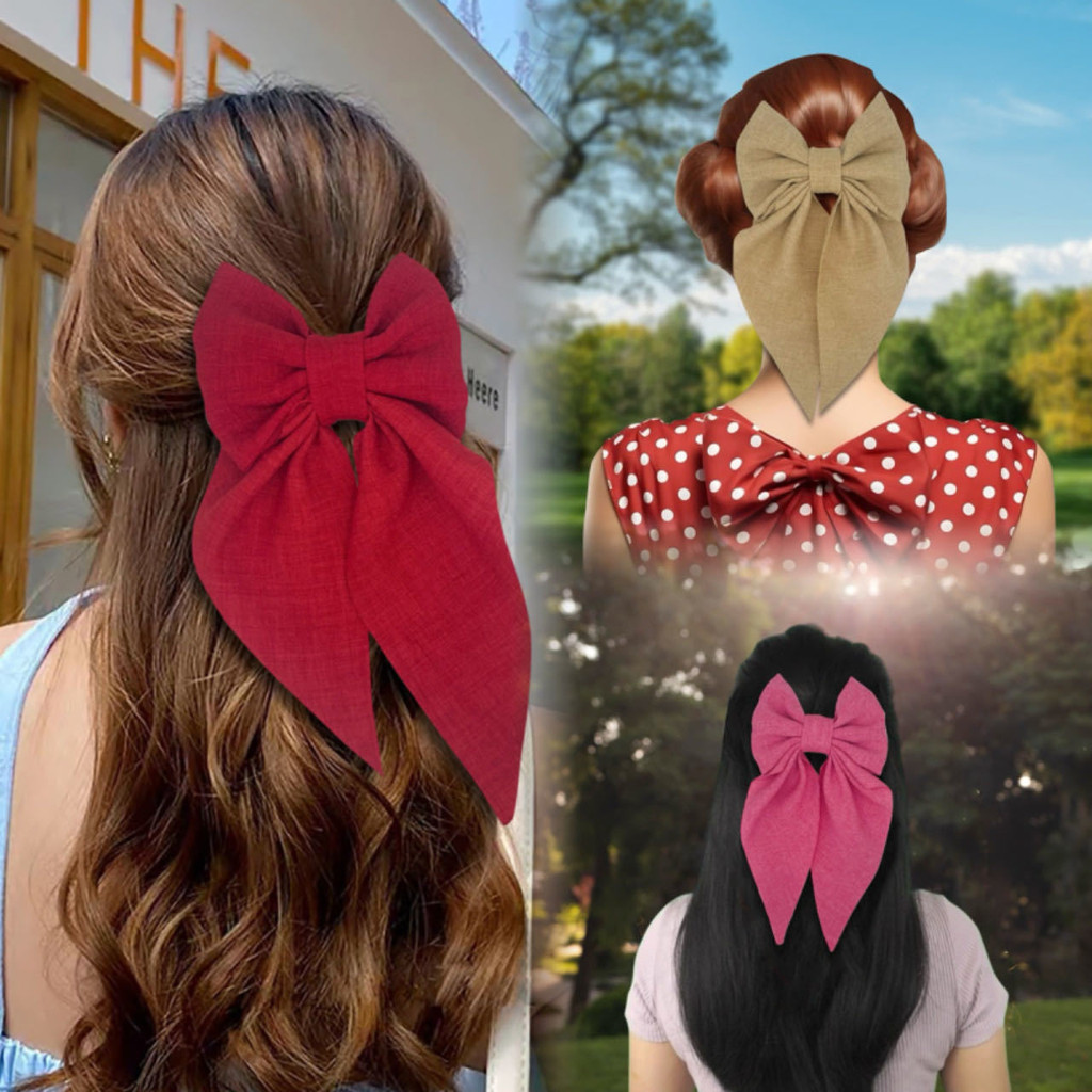 penteado infantil laço vermelho