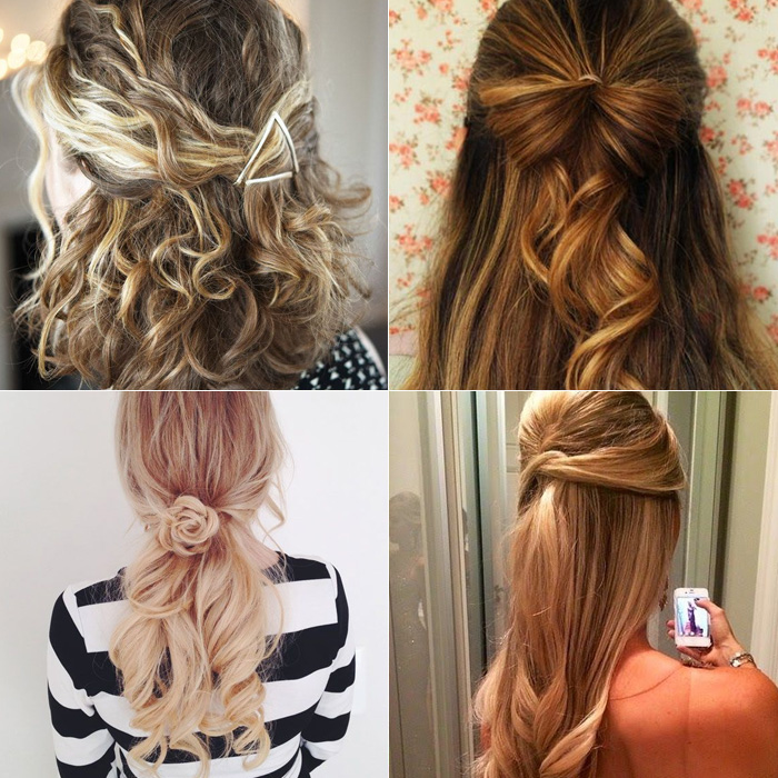 Penteados Semi-Presos: Do Clássico ao Ousado com Tranças e Topetes