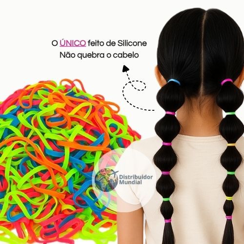 penteado de borrachinha infantil cabelo cacheado