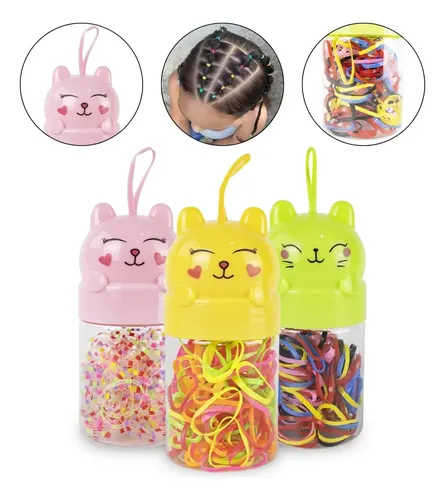 penteado de borrachinha infantil passo a passo