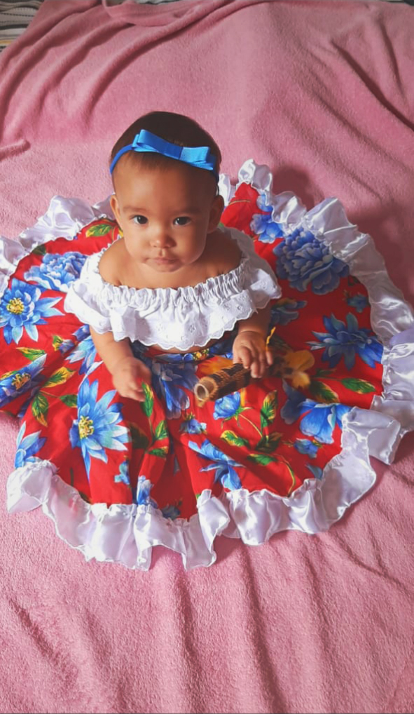 penteado festa infantil carimbó
